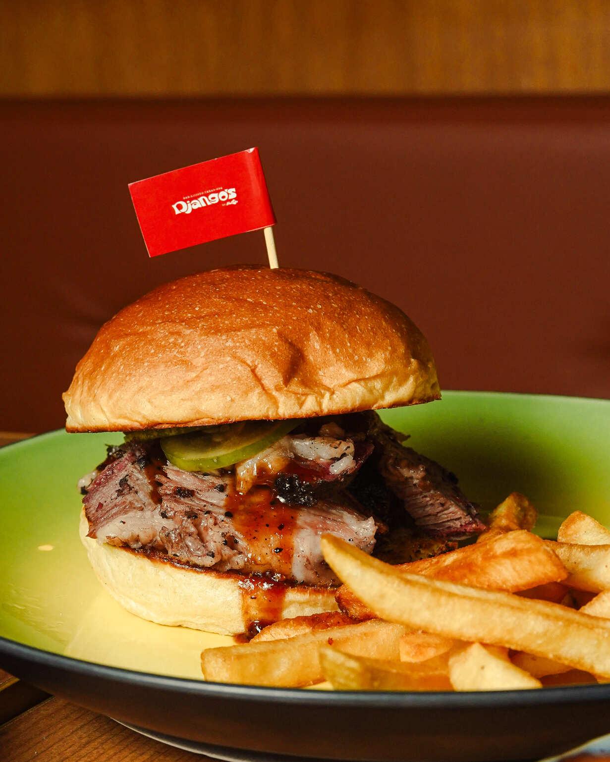 SMOKED BRISKET SANDWICH